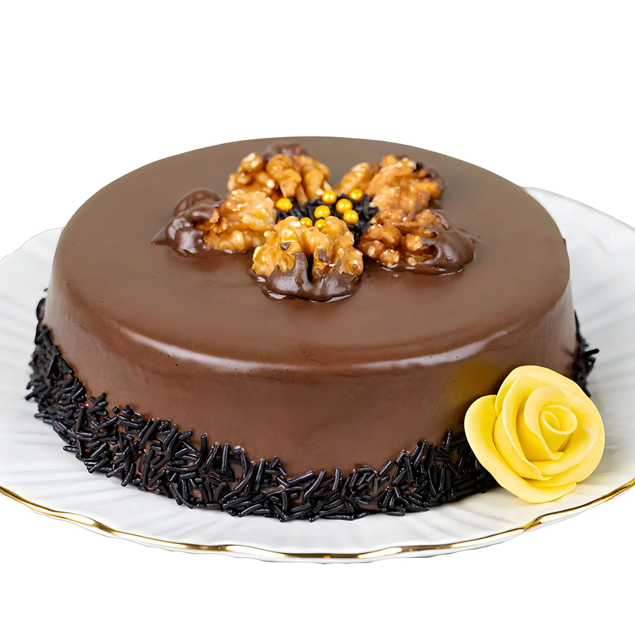 Sugarless Walnut Cake