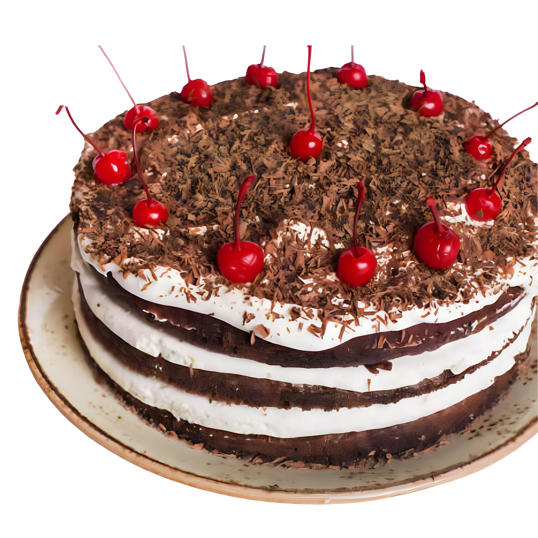 Black Forest Eggless Cake