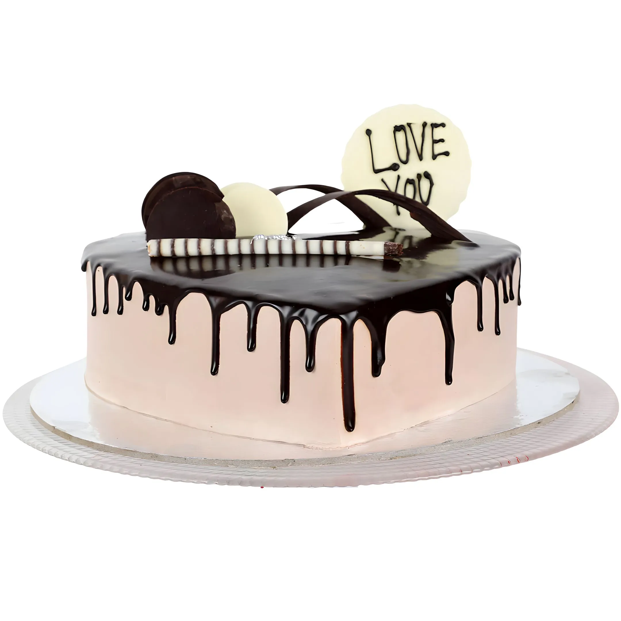 Delicious Heart Shaped Chocolate Cake