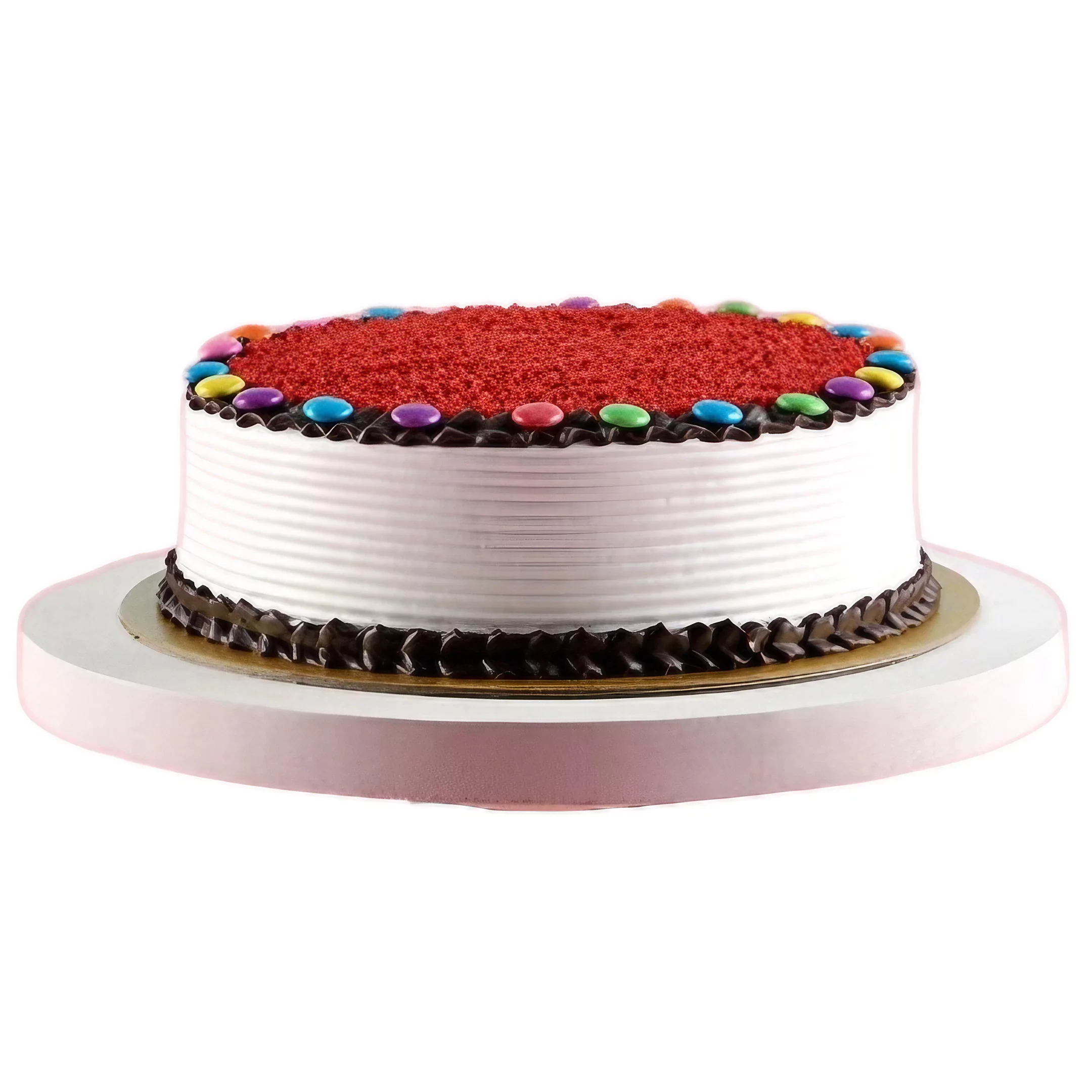 Red Velvet Cake with Gems