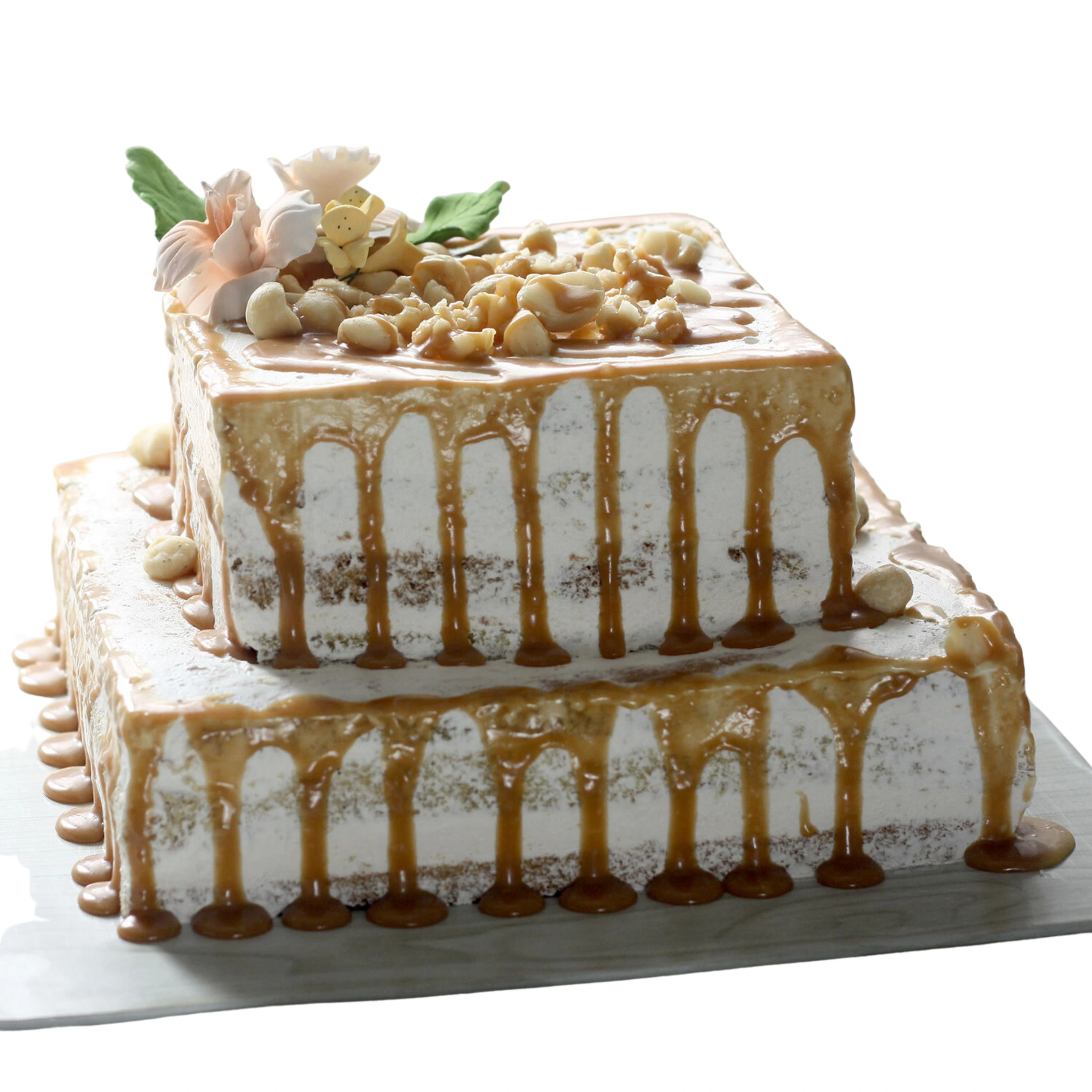 Delicious 2 Tier Butterscotch Cake