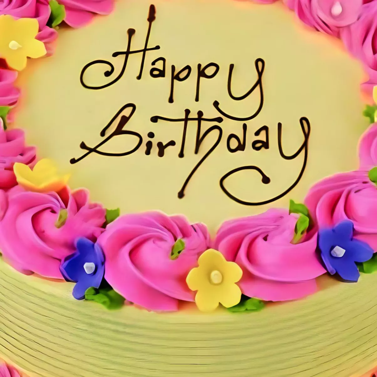 Colourful Cream Butterscotch Cake