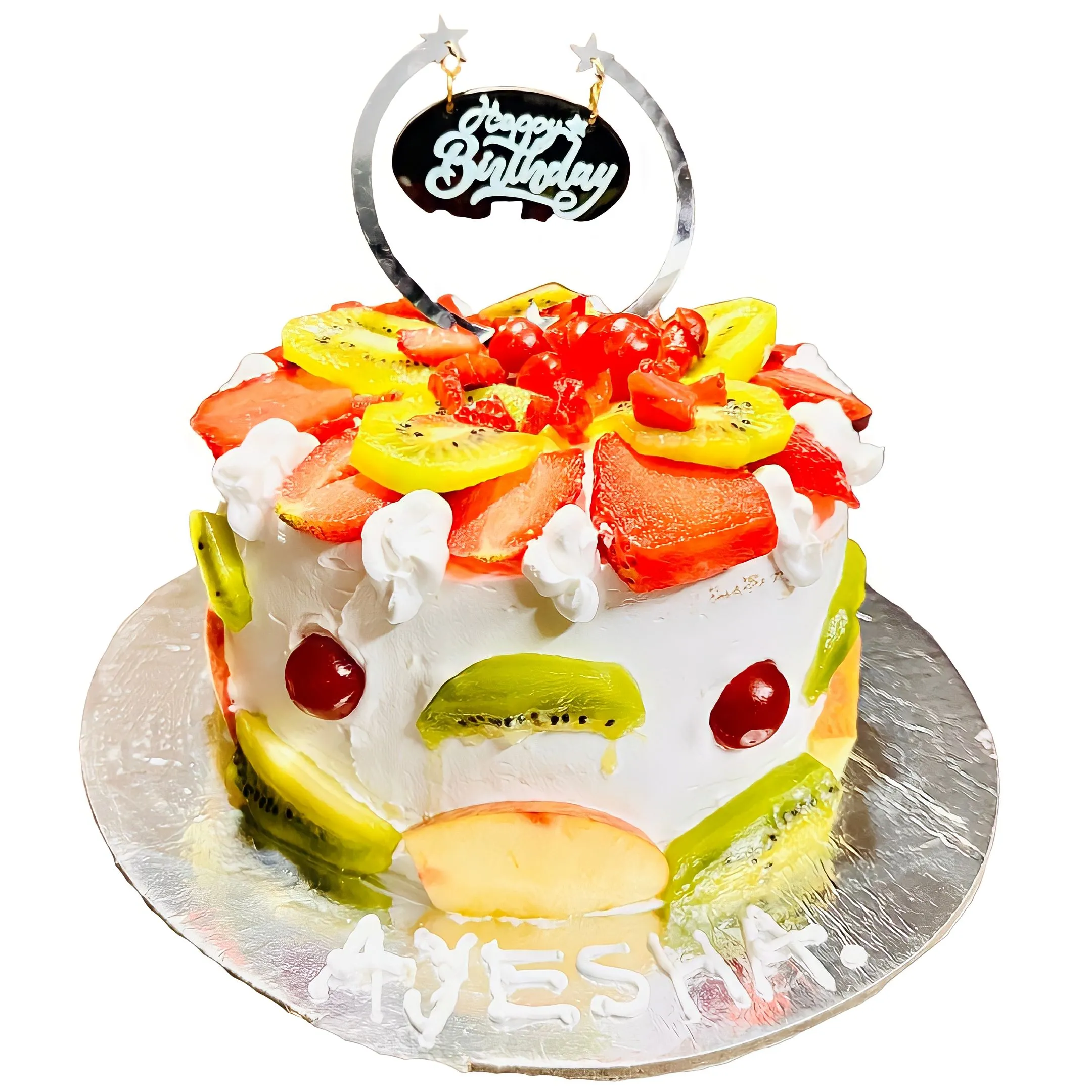Happy Birthday Fruit Punch Cake