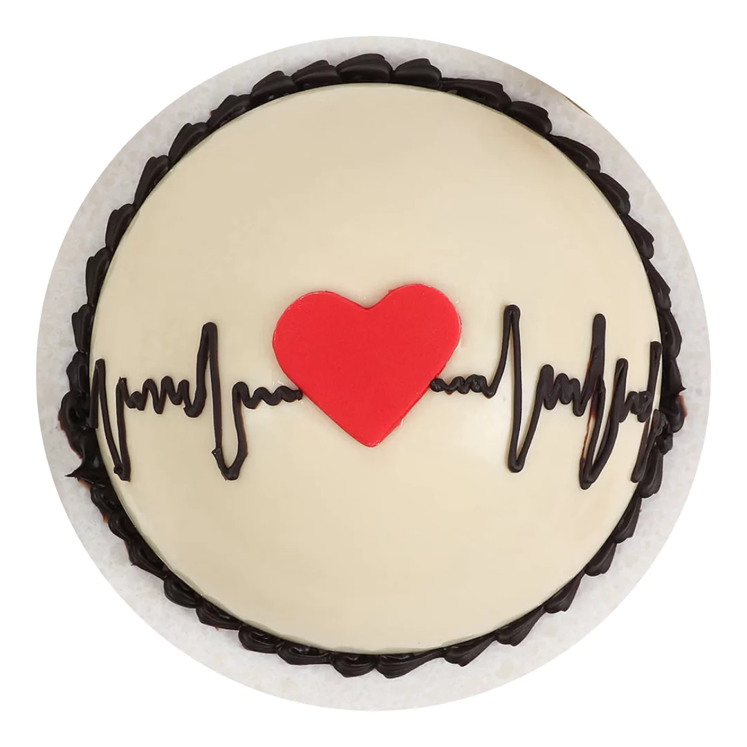 Round Red Velvet Pinata Cake